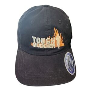 Ahead USA Tough‎ Mudder Black Baseball Cap Mid-Fit Adjustable Strap Hat